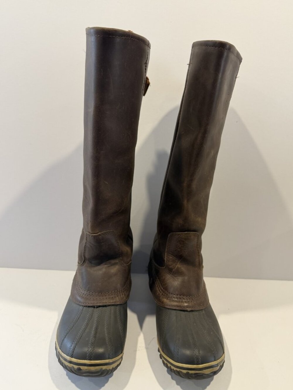 SOREL SLIMPACK TALL Equestrian Brown Riding BOOTS Waterproof CHESTNUT SZ 7